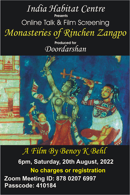 Online talk by Benoy K. Behl and screening of film on the Art of Ancient Kashmiri Painters
